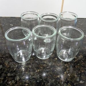 set of 6 jars